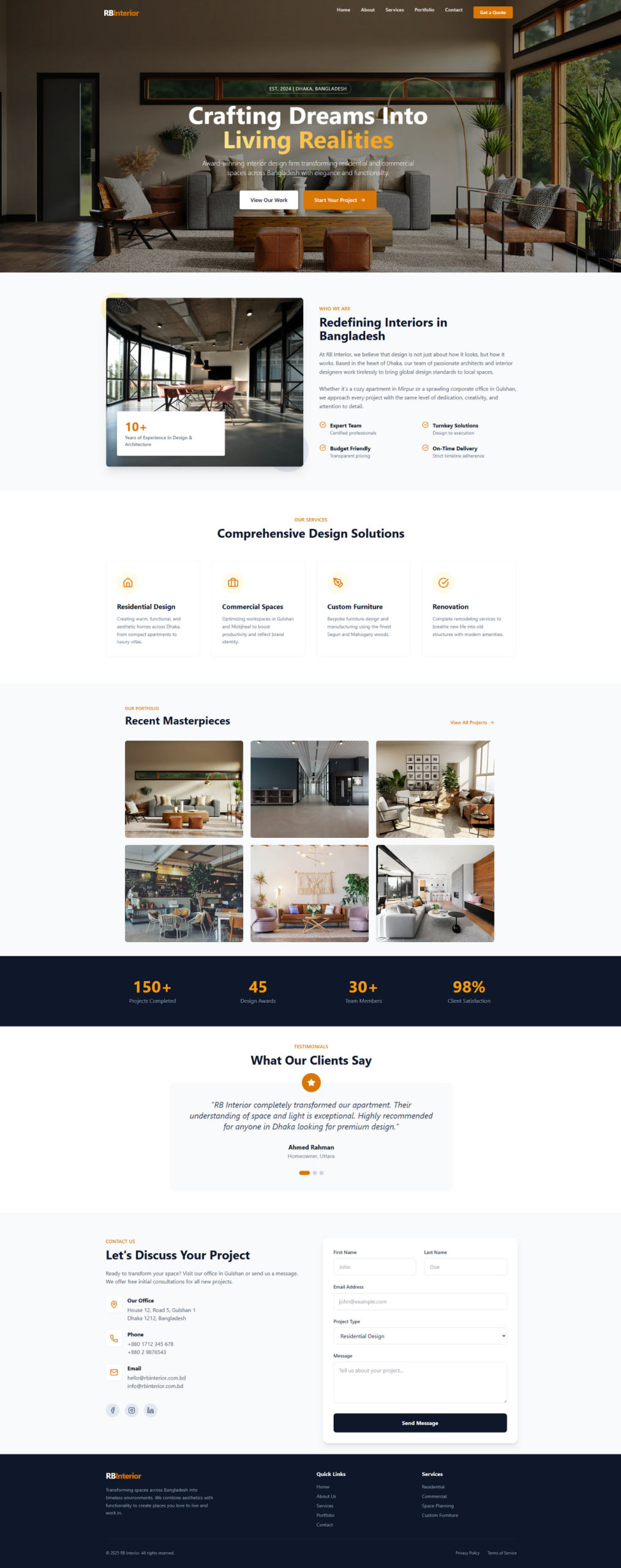 Interior Website