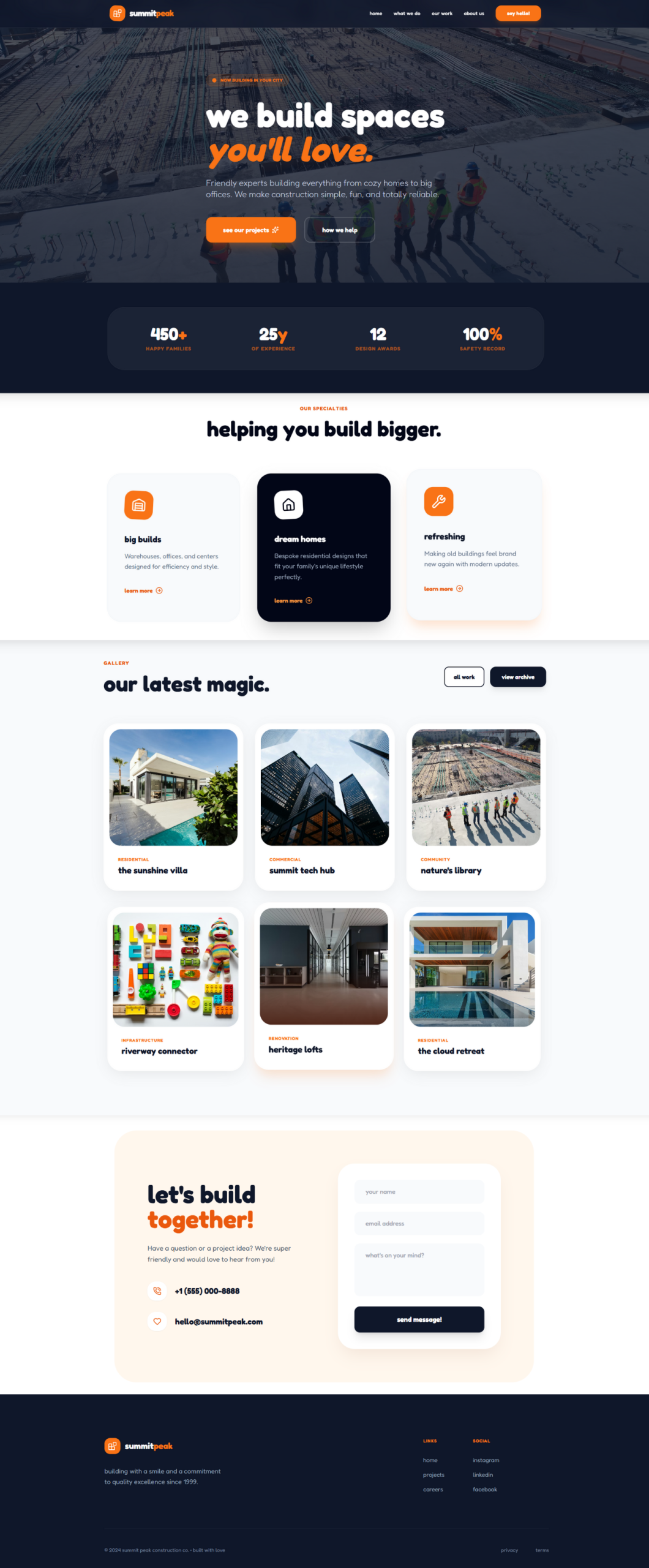 Construction Website